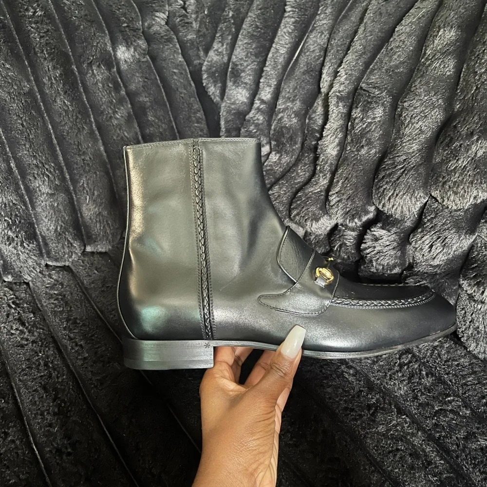 Gucci Leather Boots